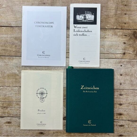 Chronoswiss Watch Catalogue Signs of the Times Hardback Book - Picture 2 of 10